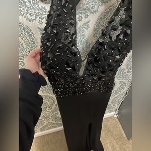 Black formal dress